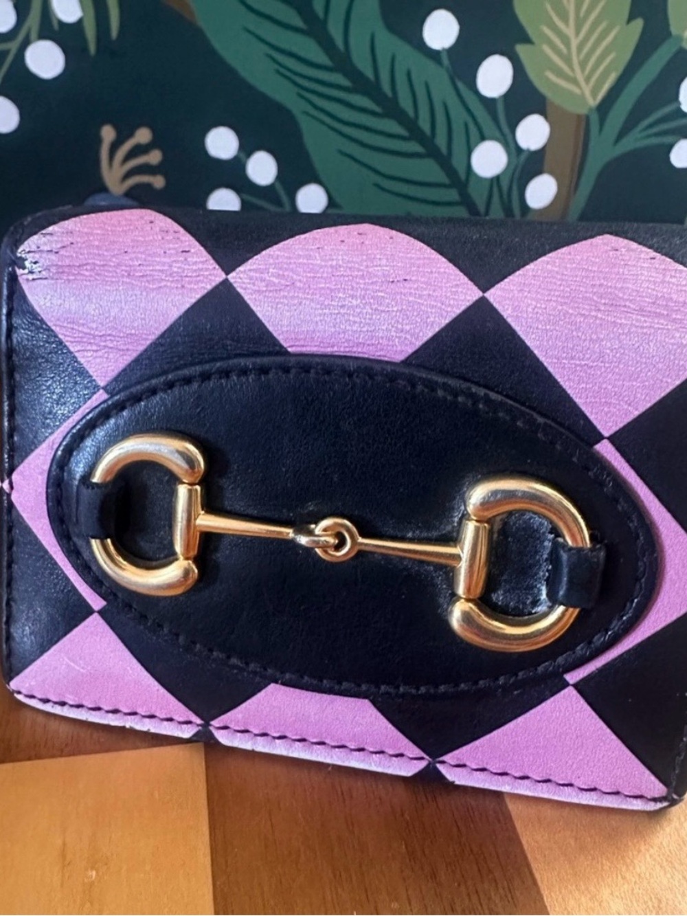 Limited-Edition Gucci Rhombus 1955 Horsebit Compact Wallet